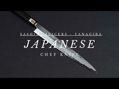 Sakai Uchihamono Aogami Super Custom Damascus Series - Yanagiba (300mm)