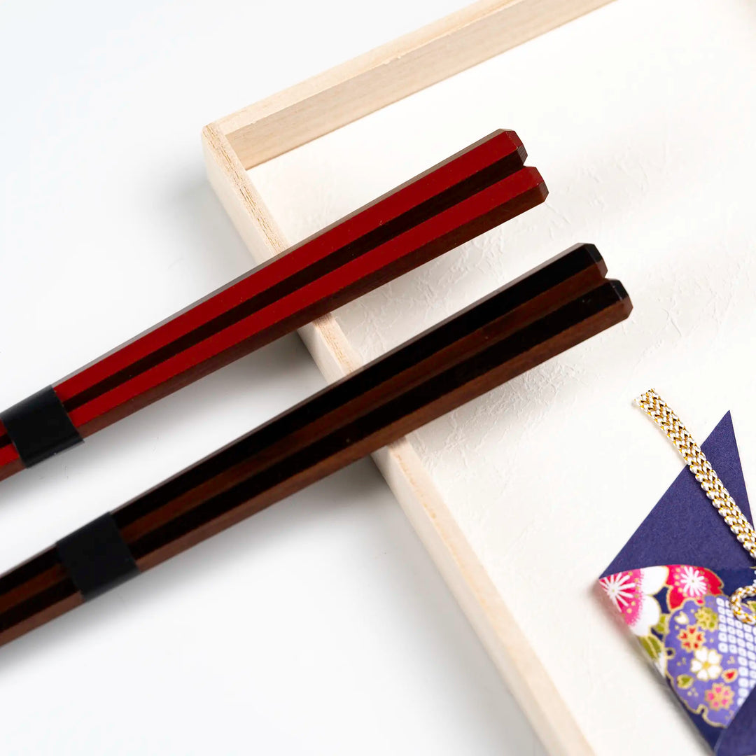 Wedding Gift Chopstick Set – 2 Pairs with Chopstick Rests