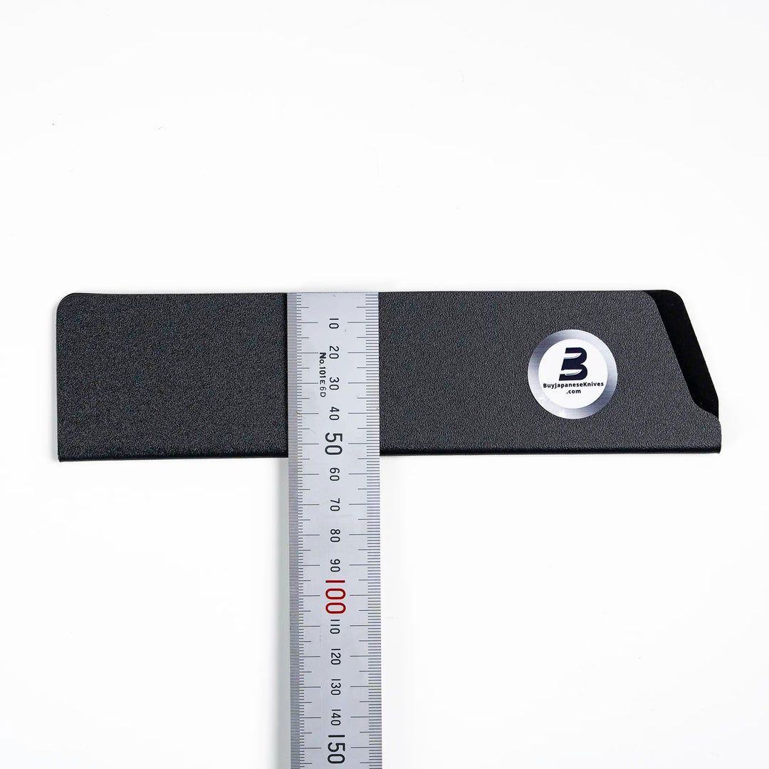 Top view of the Edge Guard 220mm with a ruler showing the dimensions.