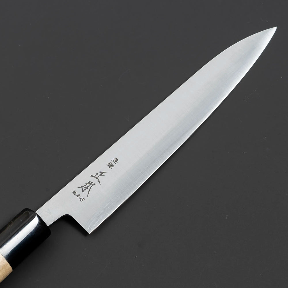 Masamoto KS Wa Petty 165mm Knife in Premium White Steel No.2 Blade Front View
