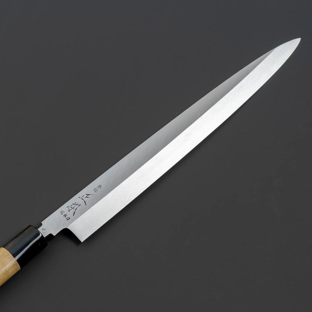 Masamoto VG Series Yanagiba Sashimi Knife with VG-10 Steel Blade Back View