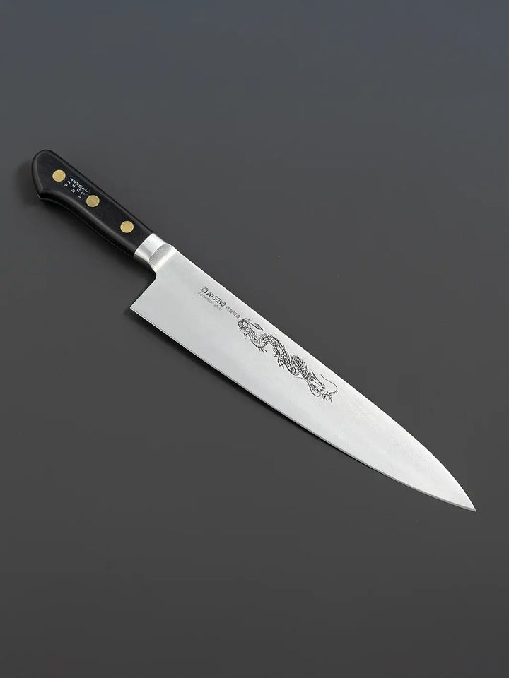 Misono Gyuto Knife - Swedish Carbon Steel Japanese Chef Knife, 240mm Blade