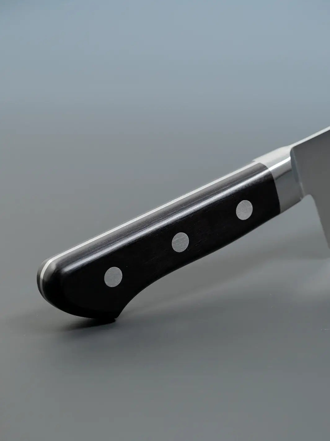 Misono Gyuto Handle, Side View, Grip Detail