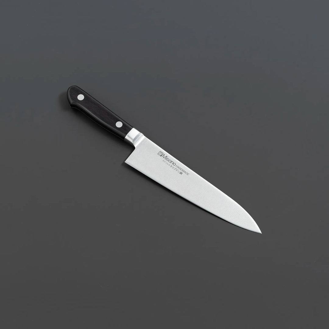 Misono Molybdenum Steel Series Gyuto Chef's Knife with Ergonomic Handle and Precision Blade 180mm
