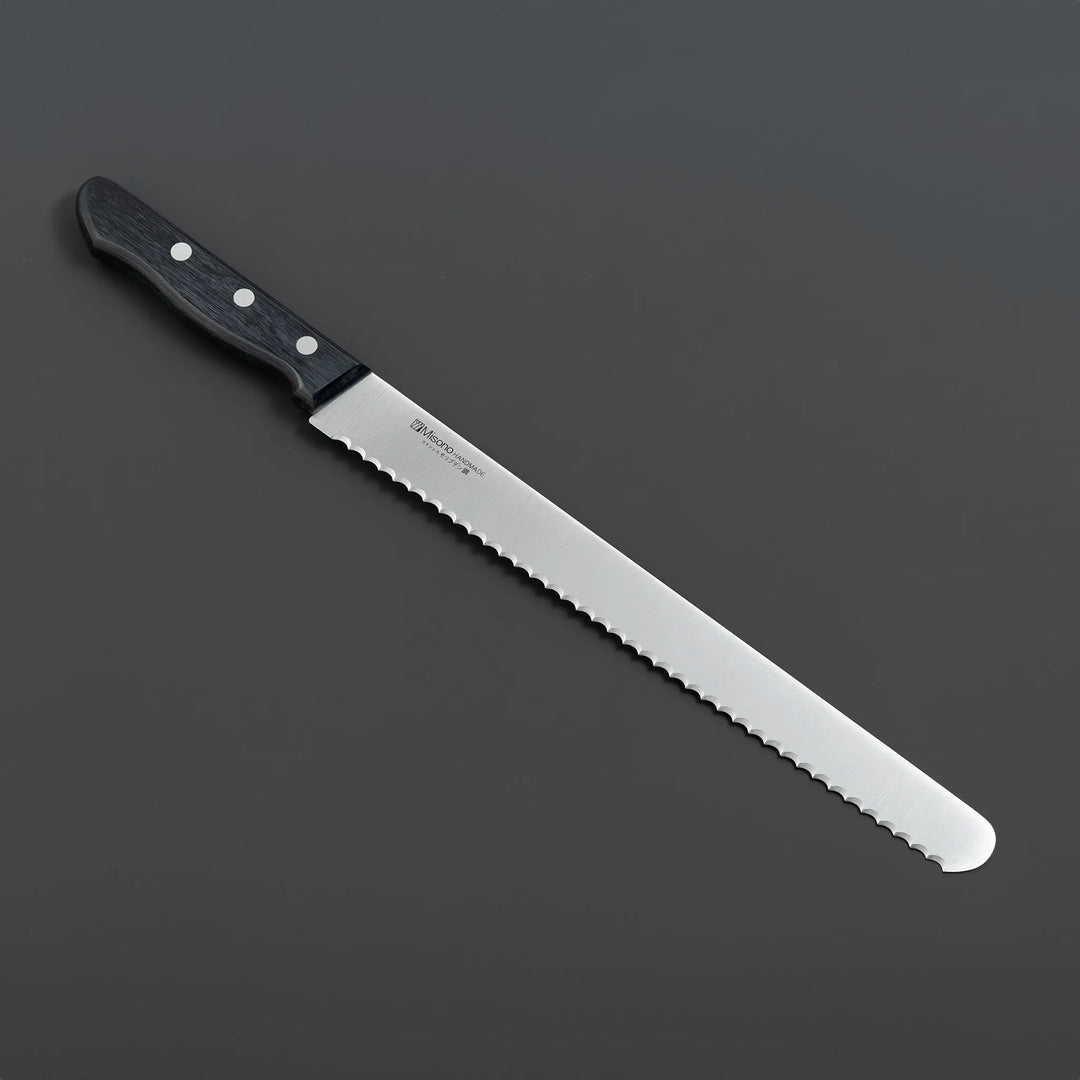 Misono Molybdenum Steel Bread Knife with Lasting Sharpness 300mm