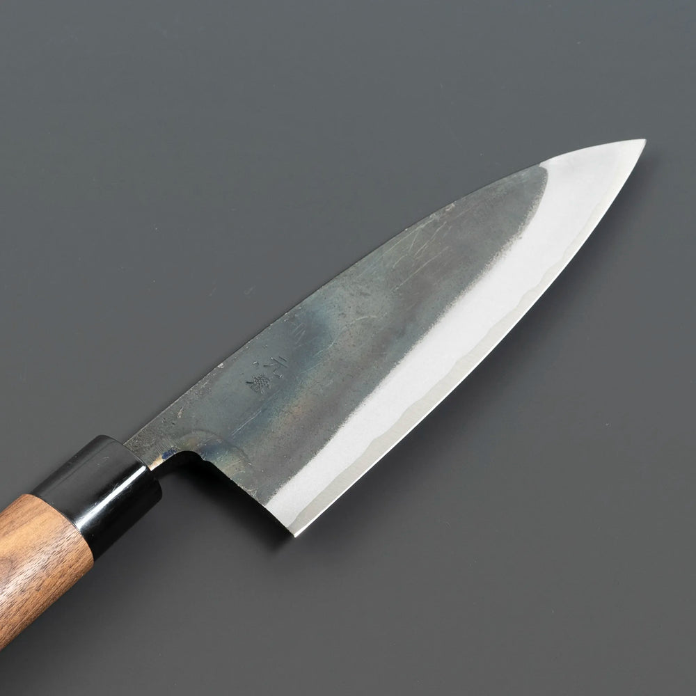 Motokane Blue Steel No.1 Deba Knife 165mm Blade Front View