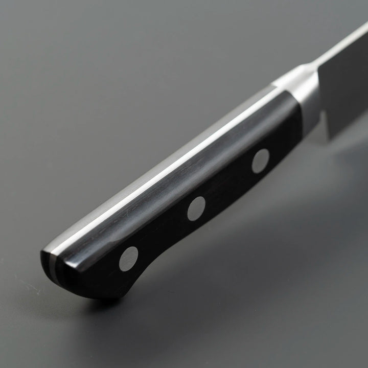 Sakai Kikumori Japanese Steel Gyuto Knife Handle Side View