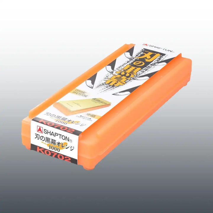 Shapton Kuromaku Series 1000 Grit Medium Sharpening Stone - Orange