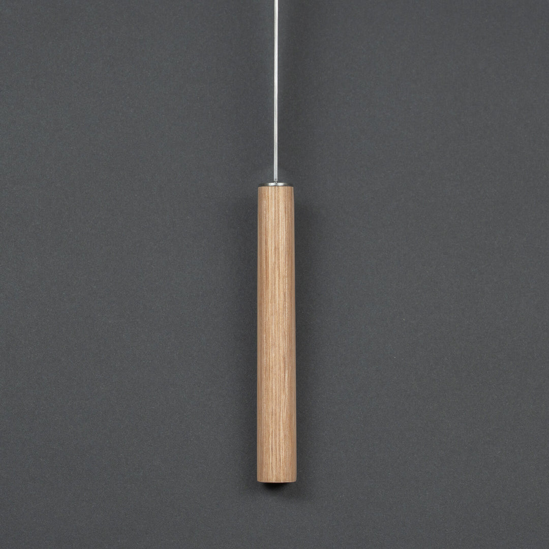 Ergonomic wood handle on 190mm Japanese chef knife