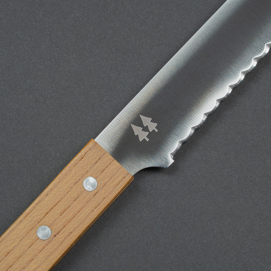 Zelkova wood handle – square grip design